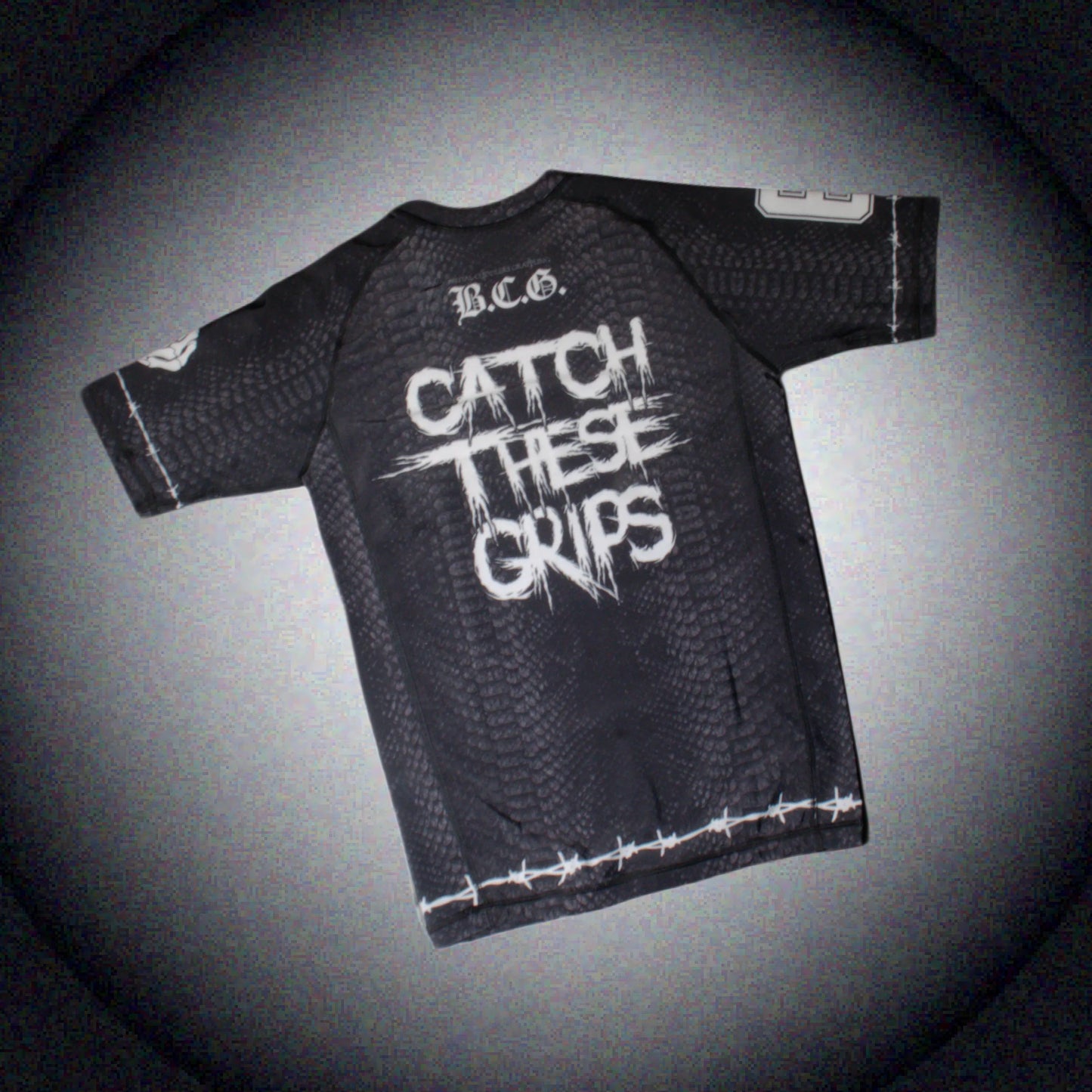 B.C.G. Catch These Grips™ Snakeskin Rash Guard
