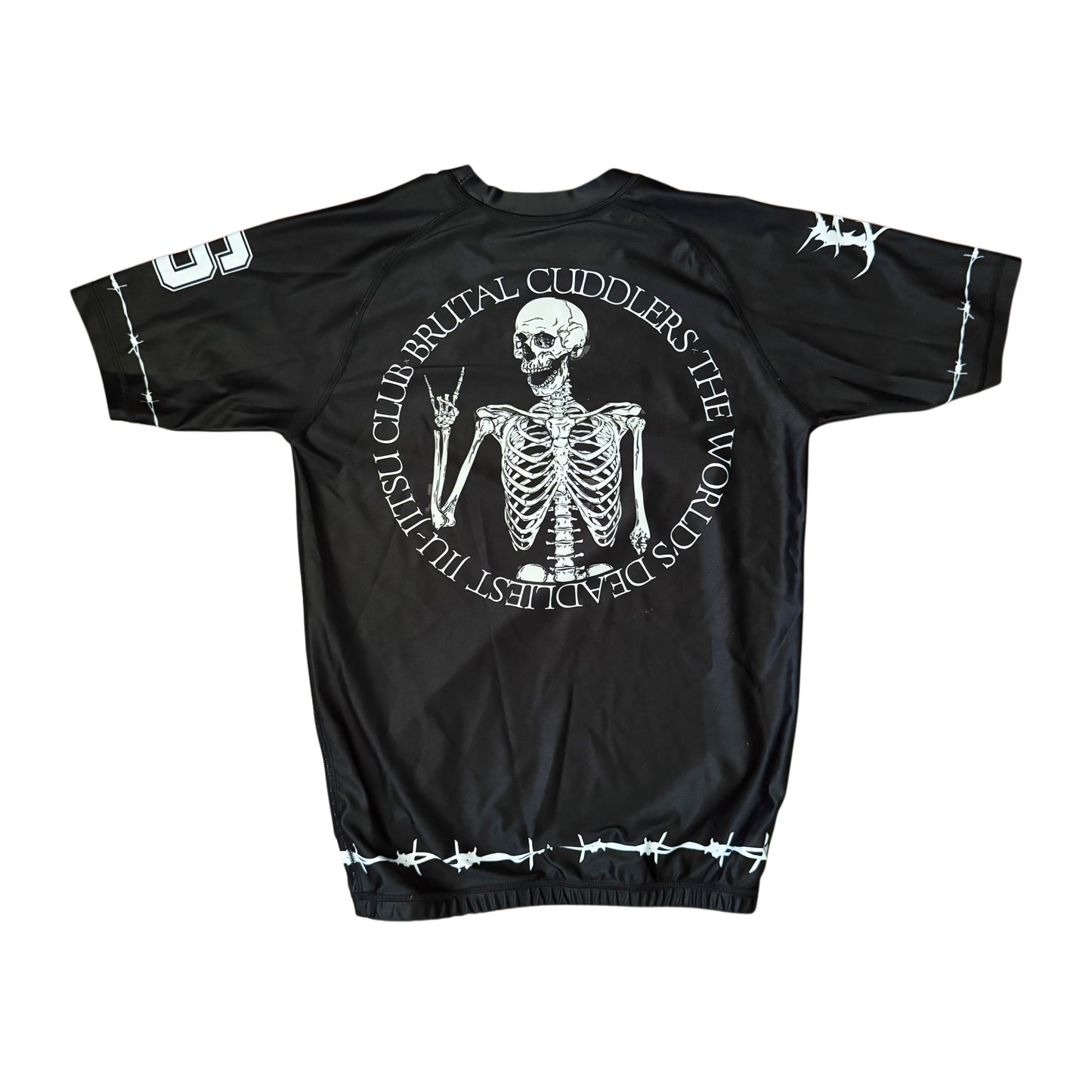 Brutal Cuddlers Stay Brutal Skeleton Rash Guard