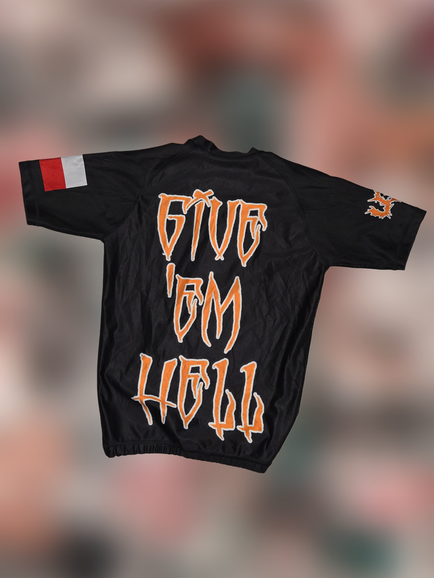 UT "Give Em Hell" Black Rashguard