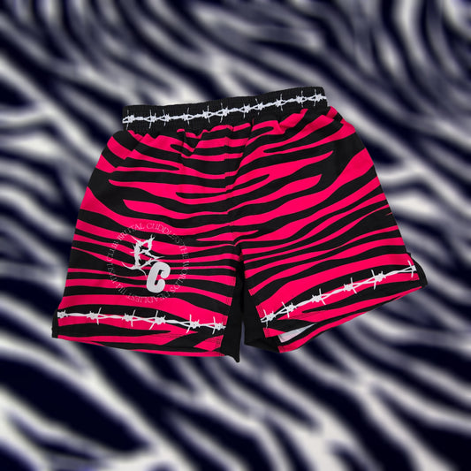 Brutal Cuddlers Rocker Pink Zebra Grappling Shorts